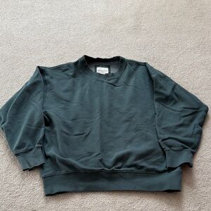 American Eagle Green Sweatshirt XS